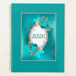 Agenda Personalizado Anual Verde-Teal