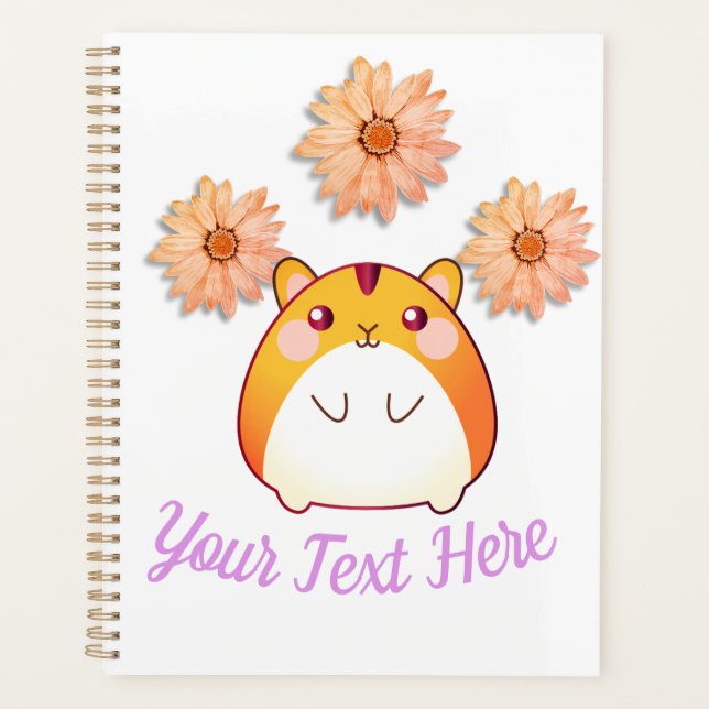 Agenda Personalizado de Hamster Kawaii Cute (Frente)