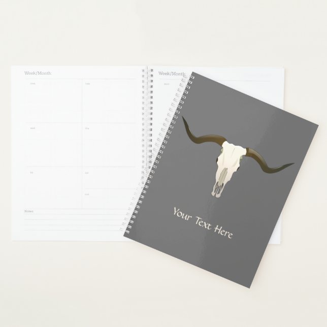 Agenda Personalizado de Longhorn Ocidental (Exibição)