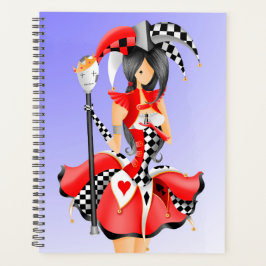 Agenda Personalizado Jester e Puppet King Red Blue