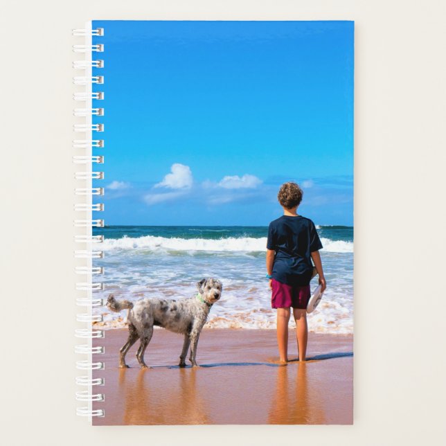 Agenda Personalizado Personalizado Seu Pet Photo Planner (Frente)