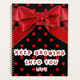 Agenda Personalizado Ponto Vermelho Motivacional 
