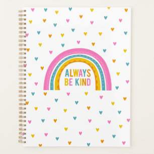 Agenda Personalizado Seja Bastante Arco-Íris