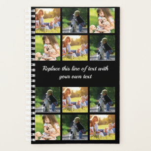 Agenda Personalizar colagem e texto de fotos