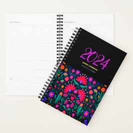 Agenda Personalizar Folk BOHO estético Legal, não datado 