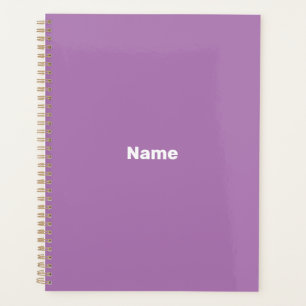 Agenda personalizar, personalizar com lavanda lilac