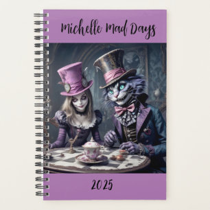 Agenda personalizável - "Wonderland"
