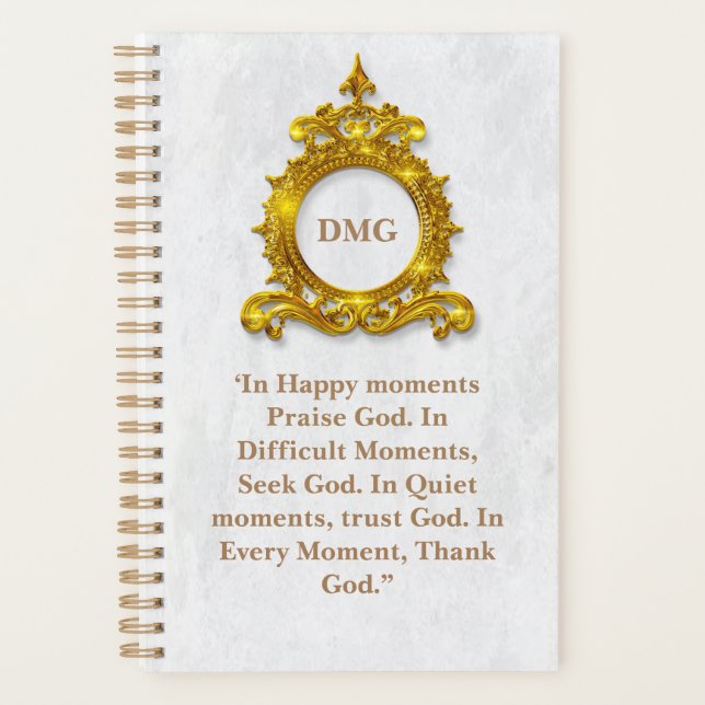 Agenda "Personalize sua produtividade com o planejado (Frente)