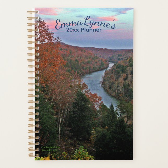Agenda Personalized 2026 Scenic River Photo Planner (Frente)