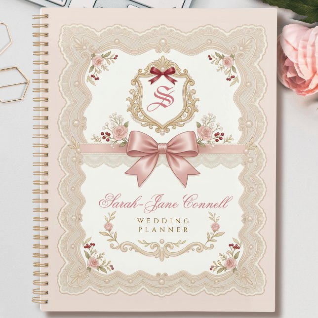 Agenda Personalized Bridal Wedding Planner (Criador carregado)