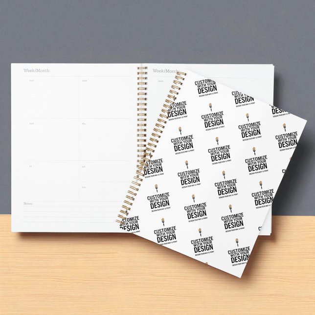Agenda Personalized Company Branded Custom Minimalist  (Criador carregado)