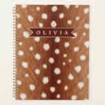 Agenda Personalized Deer Print Neutral Aesthetic Gifts<br><div class="desc">With this adorable personalized deer print collection, you can incorporate a little bit of the wild into your daily life. These designs are ideal for anyone who like nature, woodland themes, or distinctive, personalized presents. They are inspired by the graceful beauty of deer and their recognizable spotted coats. You may...</div>