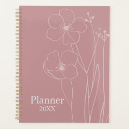 Agenda Personalized Floral Planner