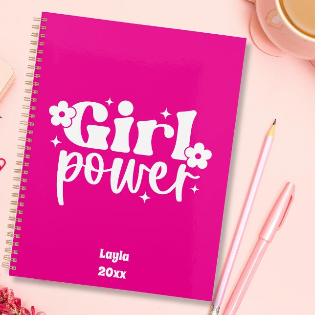 Agenda Personalized Girl Power Yearly Planner (Criador carregado)