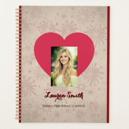 Agenda Personalized Heart Photo Planner 