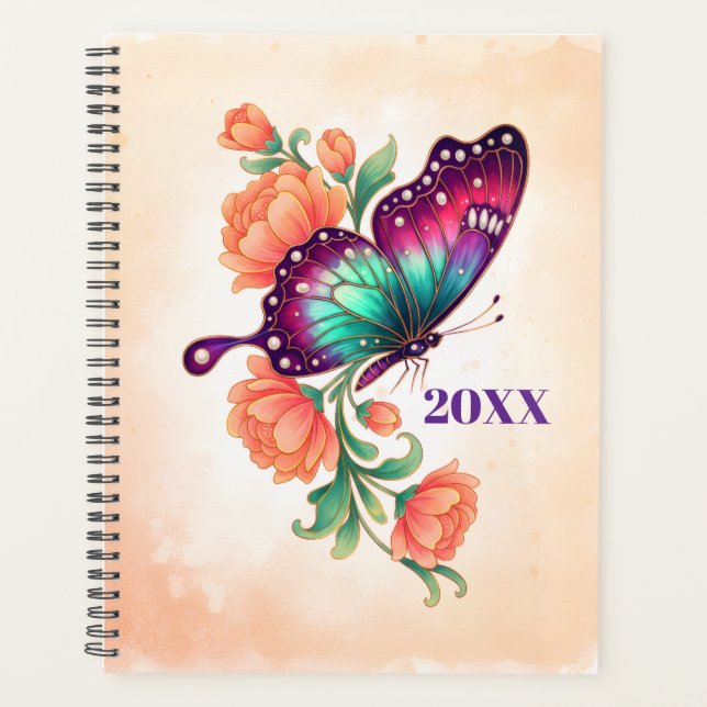 Agenda Personalized Monarch Butterfly 2026 Planner (Frente)