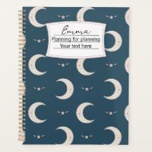 Personalized Moon Pattern Planner 8.5x11
