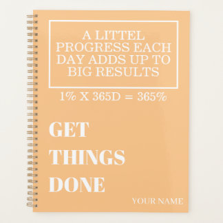 AGENDA PERSONALIZED NAME MODERN MINIMAL GET THINGS DONE