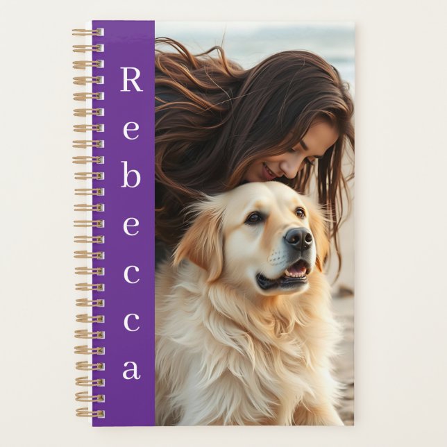 Agenda Personalized Photo and Name  (Frente)