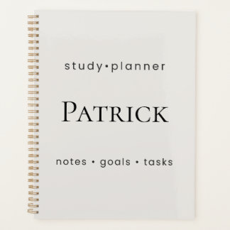 Agenda Personalized Study Planner Aesthetic StudentWeekly