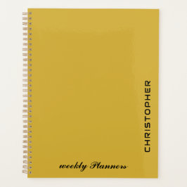 Agenda Personalized Text Planner Elegant Custom