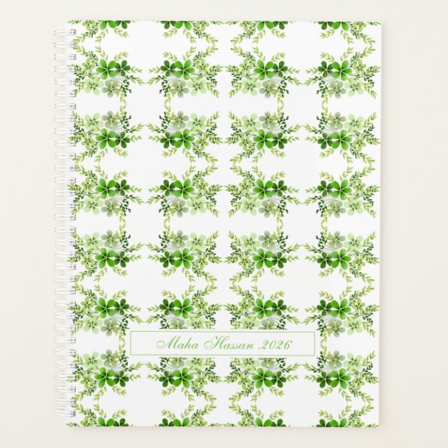 Agenda Personalized Watercolor Botanical (Frente)