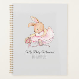 Agenda Personalizei MINHAS MEMÓRIAS DE BEBÊ - Rabbit Ball