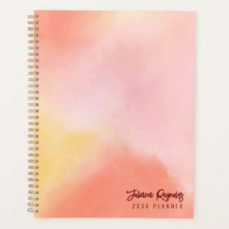 Agenda Pêssego Pêssego Cor-de-rosa-Abstrato