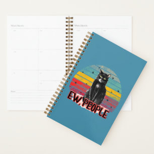 Agenda Pessoas Ow Pretas para Vintage