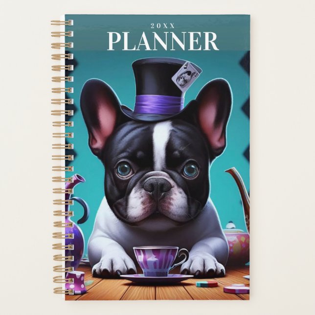 Agenda Pet de Diário de Fotografia Personalizada Moderna  (Frente)
