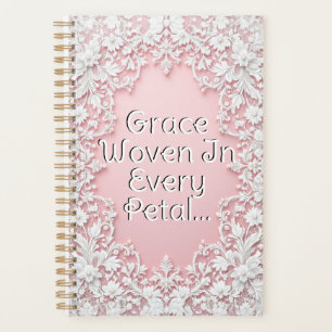 Agenda Pétalas de Renda em Flor