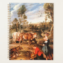 Peter Paul Rubens Milkmaids with Cattle in a Lands