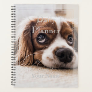 Agenda Photo Daily Planner mostrando um cachorrinho - HAM