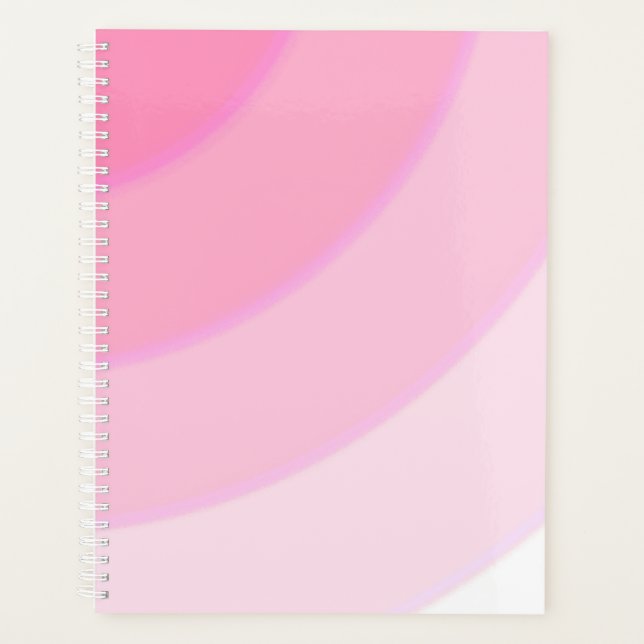 Agenda Pidro cor-de-rosa turvo (Frente)