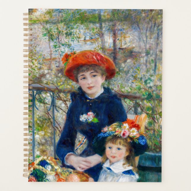 Agenda Pierre-Auguste Renoir - Duas irmãs no Terrace (Frente)