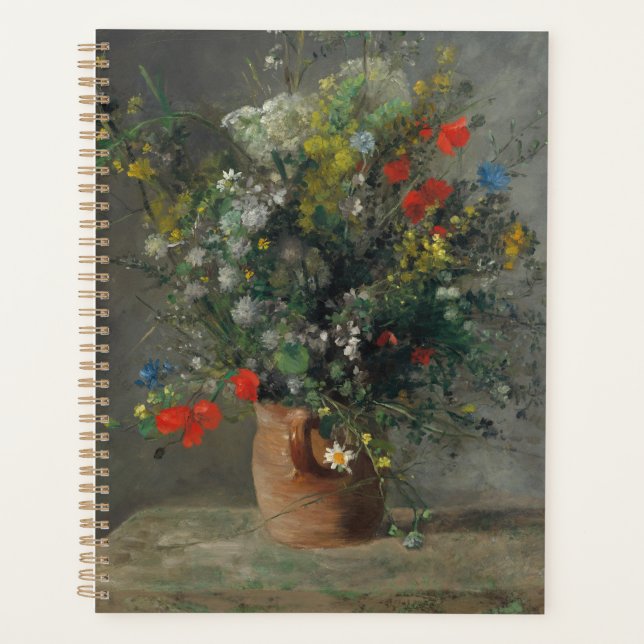 Agenda Pierre-Auguste Renoir - Flores num Vase 1866 (Frente)