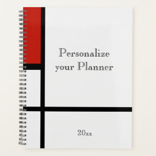 Agenda Piet Mondrian - Composição Geométrica Abstrata