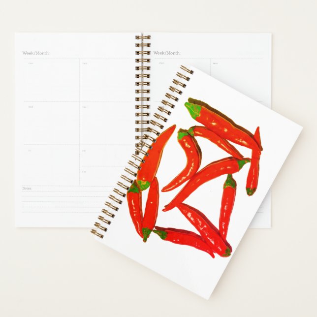 Agenda Pimentos de Pimenta Vermelho Quente Iummy (Exibição)