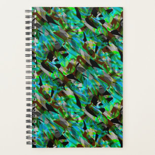 Agenda Pincel moderno abstrato sem soldadura trava multic
