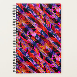Agenda Pincel moderno abstrato sem soldadura trava multic
