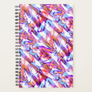 Agenda Pincel moderno abstrato sem soldadura trava multic