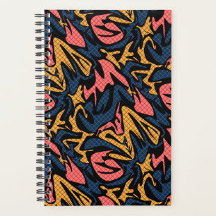 Agenda Pincel moderno abstrato sem soldadura trava multic