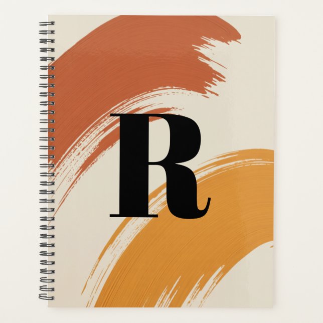Agenda Pinceladas Abstratas (Frente)