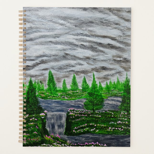 Agenda Pine Meadow Waterfall Planner (Frente)