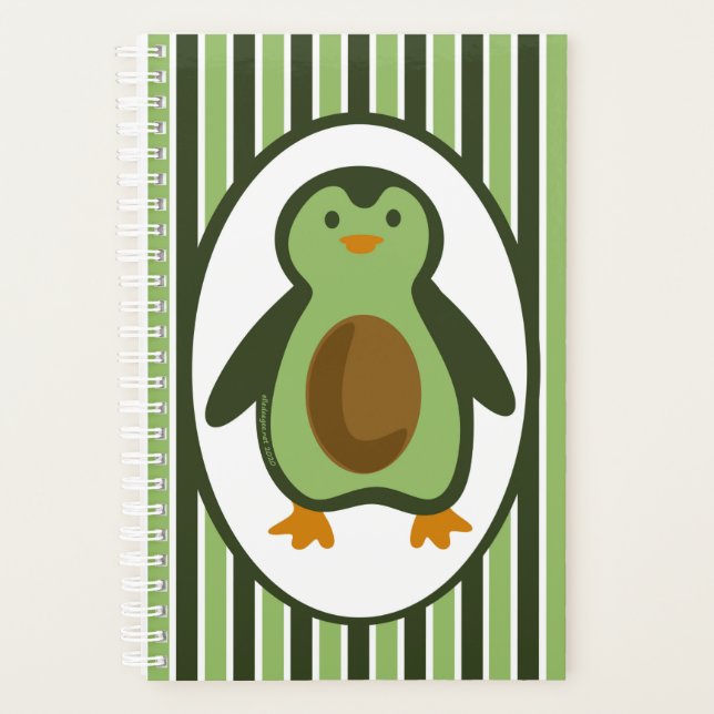 Agenda Pinguim Abacate (Frente)