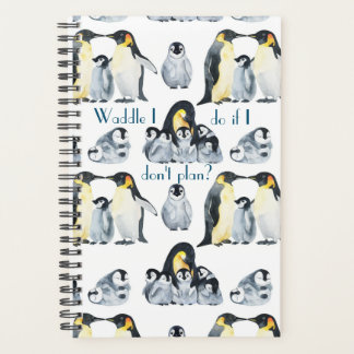 Agenda Pinguim-Impressão Planner