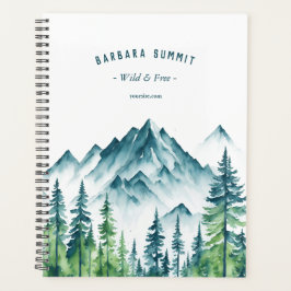 Agenda Pinho de montanha do Guia de Viagem de Aventura Ex