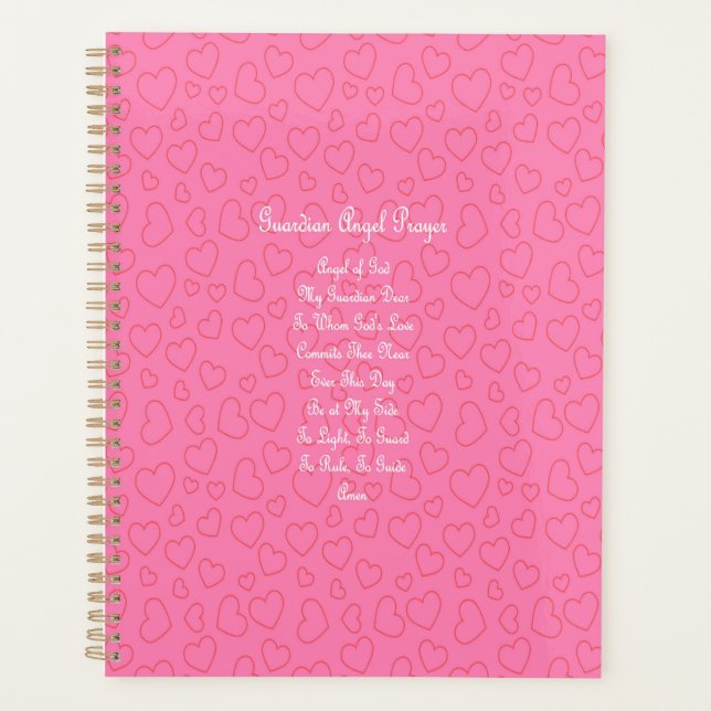 Agenda Pink Anjo de Guarda (Frente)