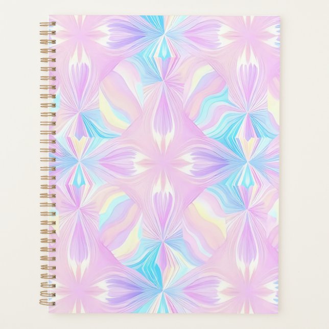 Agenda pink mosaic effect planner  (Frente)