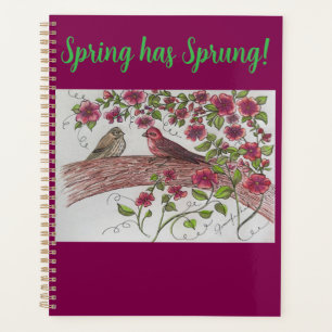 Agenda Pink Rosie Finches Planner